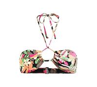 Roxy Printed Beach Classics - Top de bikini con cuello deportivo para Mujer