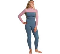 Roxy Prologue 2025 - Traje de neopreno para mujer con cremallera trasera de 5/4 mm, color ceniza