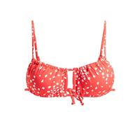 Roxy PT Beach Classics Adj Bralette Camiseta, Poppy Red Dancing Ditsy Swim, S Women's