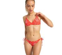 Roxy PT Beach Classics - Conjunto de Baño de Dos Piezas - Mujer - Rojo.