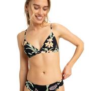 Roxy PT Beach Classics Fixed Tri Camiseta, Anthracite Island Escape, L Women's