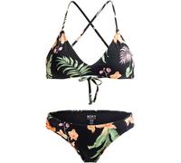Roxy - PT Beach Classics Strappy Set 2 Anthracite Island Escape para Mujer - Talla S - Negro Negro S