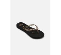 Roxy Viva Sparkle, Sandalia, Black M Gold, 32 EU