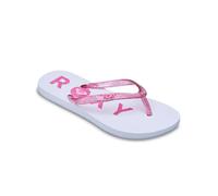 Roxy RG Viva Sparkle, Sandalias Niña, Blanco y Rosa, 28 EU