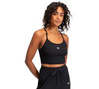 Roxy Rise & Vibe Rib Tank L Negro