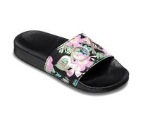 Roxy Sandalia Rg Slippy Ii para niña, Plantilla negra y rosa, 28 EU
