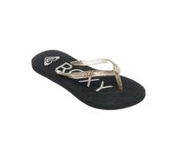 Roxy Sandalia Viva Sparkle para niña, Black M Gold, 29 EU