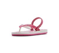 Roxy Sandalias Tahiti con correa para bebés y niñas, Rosa/blanco, 9 Toddler