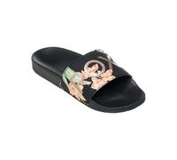 Roxy Slippy II, Sandalia Mujer, Black Green Print, 38 EU