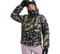 Roxy - Chaquetas de esquí mujer - Snow Winter Rebel Jacket Fennel Seed Big Flower para Mujer - Talla S - Azul marino Azul marino S