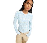 Roxy Snowflake Jam - Camiseta de Manga Larga - Mujer - Azul.