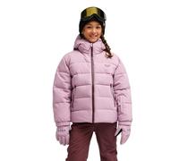 Roxy SNOWYHILL - Chaqueta de nieve hinchada para niña, color rosa, talla 12