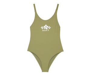 Roxy Solid Active One-Piece - Bañador Entero - Niñas 6-16 - Verde.