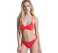Roxy Solid Essentials Athletic Tri - Top de Bikini Triangular - Mujer - Rojo.