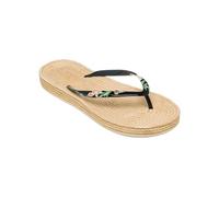 Roxy South Beach, Sandalia Mujer, Impresión Negro, 42 EU