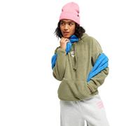 Roxy - Sudaderas - Cool Calling Polar Fleece Pullover Oil Green para Mujer - Talla S - Caqui Caqui S