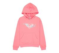 Roxy Sudadera con capucha Surf Feeling Hoodie Terry Plumeria Forro polar para niñas Rosa 14 años
