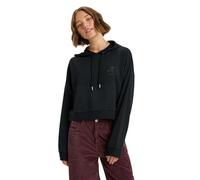 Roxy - Sudadera de Forro Polar con Capucha para Surfing by Daylight, Color Negro