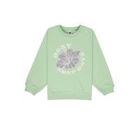 Roxy Sudadera de Forro Polar para niña, Color Verde, Talla 8
