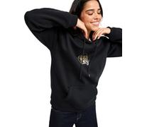 Roxy Sudadera de Forro Polar VL Surf Stoked Hoodie Brushed para Mujer, Color Negro