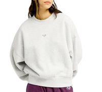 Roxy - Sudaderas - Solar Rush Light Grey Heather para Mujer de Algodón - Talla S - Gris Gris S