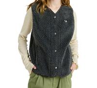 Roxy - Sudaderas y forros polares Mujer - Iconic Town Vest Phantom para Mujer - Talla S - Gris Gris S