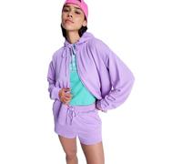 Roxy Suéter de Forro Polar Surfing by Daylight con Cremallera Completa para Mujer, Color Morado