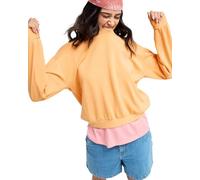 Roxy Suéter de Forro Polar Surfing by Moonlight para Mujer, Color Naranja