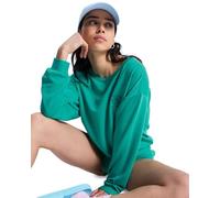 Roxy Suéter de Forro Polar Surfing by Moonlight para Mujer, Color Verde