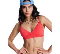 Roxy Sujetador SD Essentials Wrap de Dos Piezas para Mujer, Color Rojo