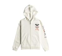 Roxy Surf Feeling Fermeture Éclair Brossée Sudadera, Aigrette, Estándar para Niñas