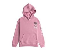 Roxy Surf Feeling Hoodie Brushed Suéter pulóver, Mauve Orchid, Estándar para Niñas