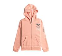 Roxy Surf Feeling Zipped Brushed Sudadera, Pêche aux Chandelles, Estándar para Niñas