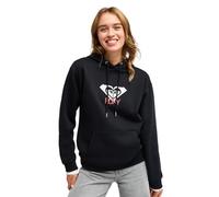 Roxy Surf Stoked Brushed Art - Sudadera con Capucha - Mujer - Negro.