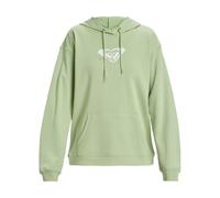Roxy Surf Stoked Hoodie Terry Polar, Verde Espuma, L para Mujer