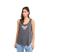 Roxy SURFCLASSIC Tank - Camiseta de Manga Corta para Mujer, Color Negro