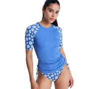 Roxy The Classic Lycra SS PT Camiseta, Mujer, Dutch Blue Flower Soul Small, XS