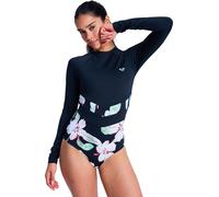 Roxy - The Rider Zipped LS Onesie Anthracite Spring Charming para Mujer - Talla S - Negro Negro S
