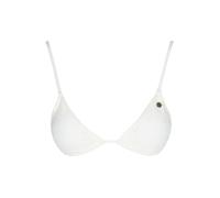 ROXY Top de bikini para mujer Island Triangle blanco | XS