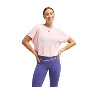 Roxy Top de Punto de Manga Corta Everyday Flow Cruzado Back tee Mujer Rosa