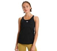 Roxy Top de Punto de Manga Corta Move Free Mesh Tank Negro M