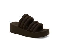 Roxy Totally Tubular - Slide Platform Sandals for Women - Chanclas con plataforma - Mujer - 40 - Negro.