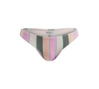 Roxy Vista Stripe - Parte inferior de bikini con cintura profunda para mujer ERJX404846., Agave Green Very Vista Stripe, S