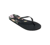 Roxy Viva Printed, Sandalia Mujer, Color Negro Antracita, 37 EU