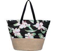 Roxy Waikiki Life - Tote Bag for Women - Bolsa de Playa con Asas - Mujer - large - Negro.