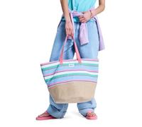 Roxy Waikiki Life - Tote Bag for Women - Bolsa de Playa con Asas - Mujer - large - Blanco.