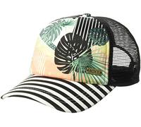 Roxy Water Come Down Trucker Hat Gorro/Sombrero, Negro Profundo (Jet Black Crazy Victoria Popsurf), Talla única para Mujer