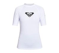 Roxy Licra WHOLE HEARTED S S manga corta UPF 50 para mujer Blanco