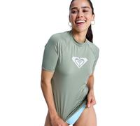 Roxy Whole Hearted SS Camiseta, Mujeres, Verde Aceite, XS