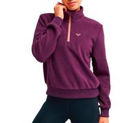 Roxy - Wow Half Zip Polar Fleece Blackberry Wine para Mujer - Talla M - Burdeos Burdeos M